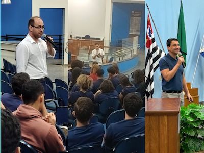 Diretor e docentes da Fatec realizam palestras em evento da Etec